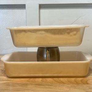 Anchor Hocking Peach Luster Dishes